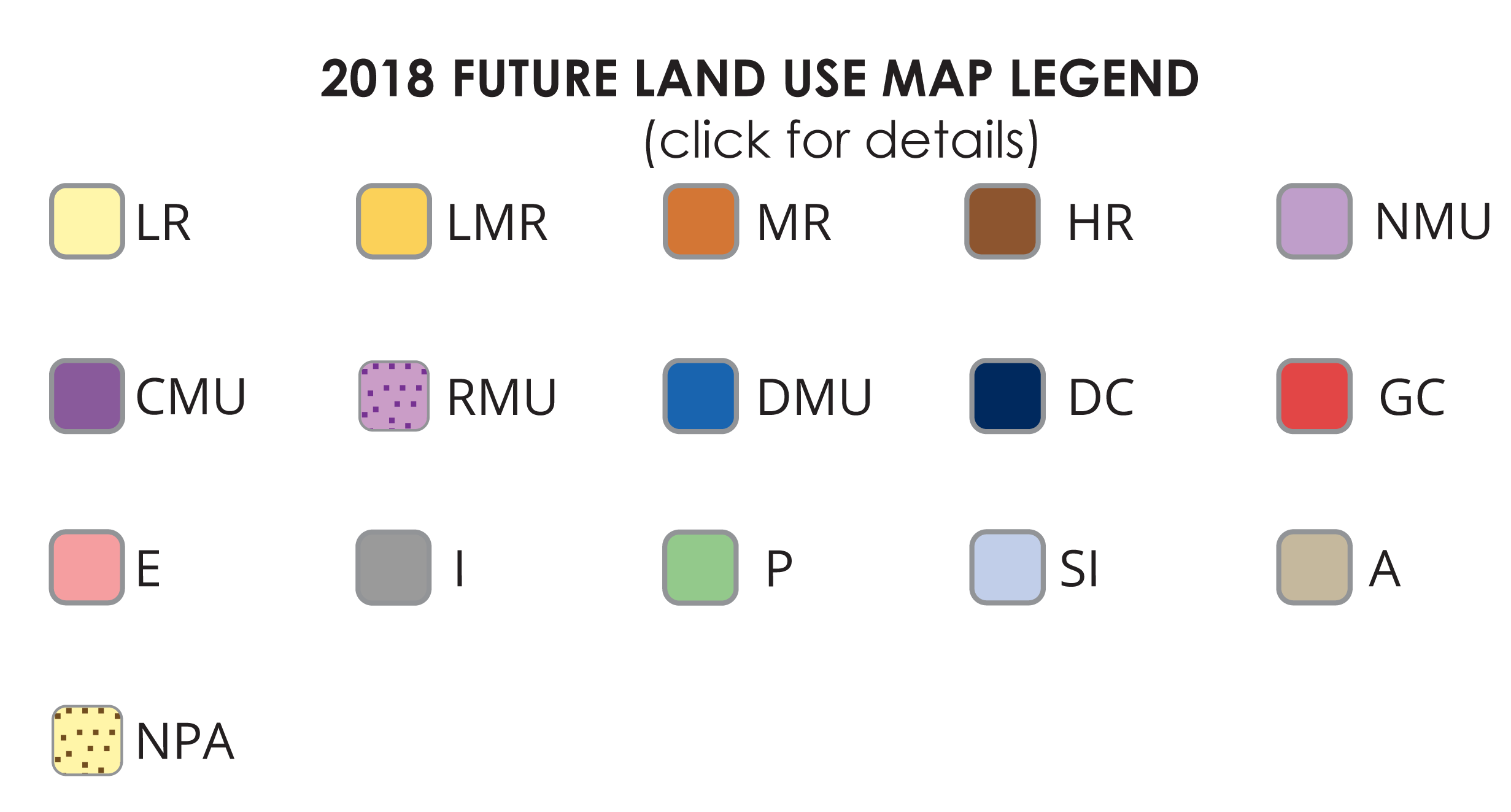 compact 2018 future land use map legend
